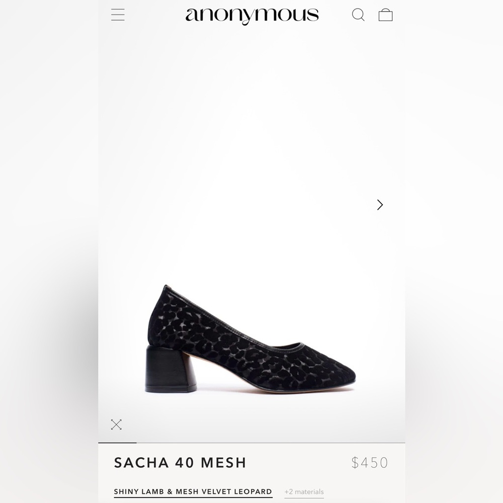 Sacha 40 Black Mosquito Mesh Leopard Pump worn once